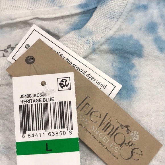 True Vintage Acdc Tie-Dye Top - Picture 3 of 4